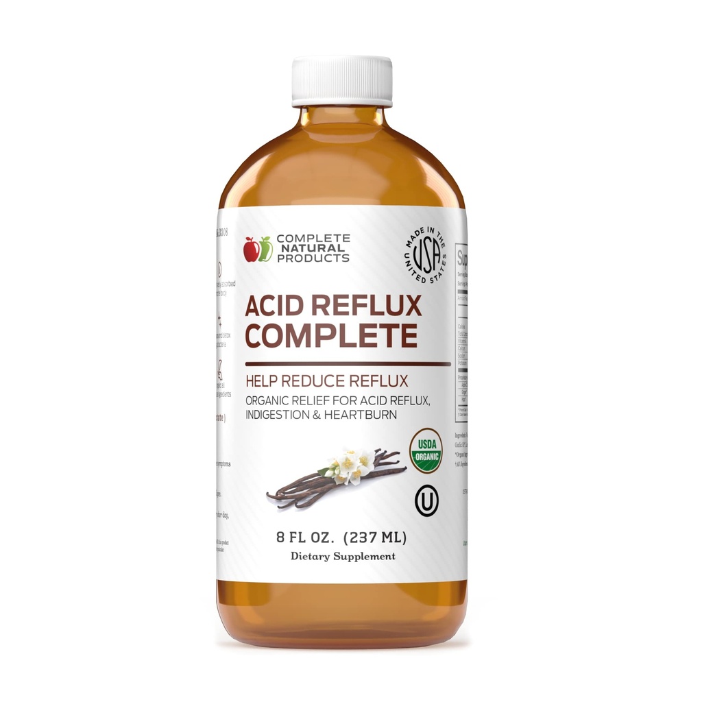 Acid Reflux Kompletní 8oz - Přírodní organické tekuté srdce, GERD, & Amish Reflux Relief Remedy & Medicine