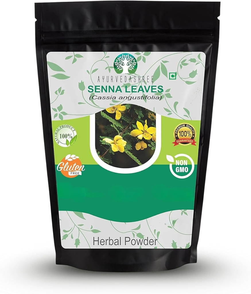 Senna Leaf Powder 200 Gm I Cassia angustifolia Powder I Ayurvedic Herbal dodatek k podpoře trávicí funkce I 100% čisté a přírodní
