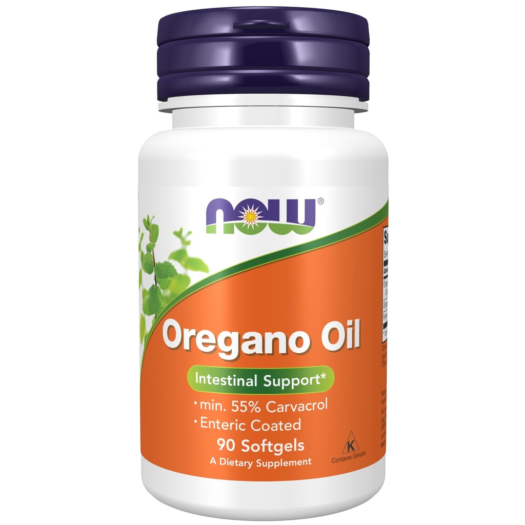 Nyní Potraviny doplňky, oregano olej se zázvorem a fenyklový olej, Enteric Coated, 90 Softgels