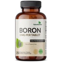 Futurebiotika Boron 3 mg, Vegetarián, Non- GMO, Chelated for Absorption, 250 tablet