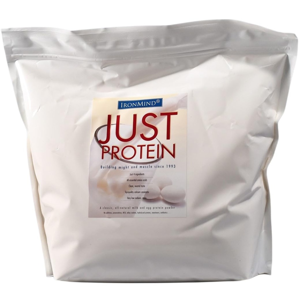 IronMind Just Protein - 5 Pound Classic Mléko a vejce dodatek prášek, Vanilla, Non- GMO, Žádné přísady - 18g protein, 80 Služení