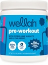 Wellah Get- Going Pre- Workout Drink Mix (Blue Raspberry Ochucené, 30 Služeb)