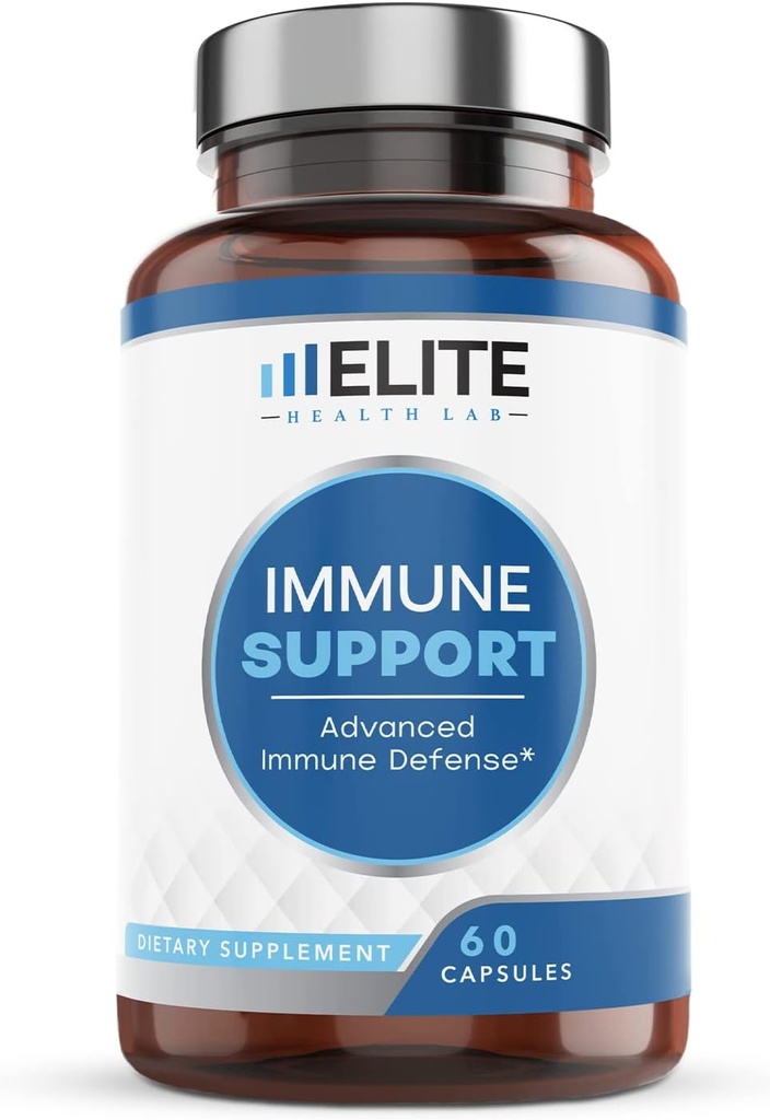 Ultimate 9- in-1 Imunitate Support Boost - 1000mg Vitamin C, D, Zinek, Echinacea, Quercetin & More - USA Třetí strana Lab Tested, Gluten- Free, 60 Kapsle - Made in USA
