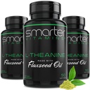 (3 Pack) Smarter L- Theanine 250mg Supplement, in Non- GMO Flaxseed Oil, 150 Liquid Softgels