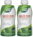 Nature 's Way Liquid Iron, poskytuje denní hodnotu železa, cukru zdarma, Berry ochucené, 16 Fl. Oz. (Balení po 2)