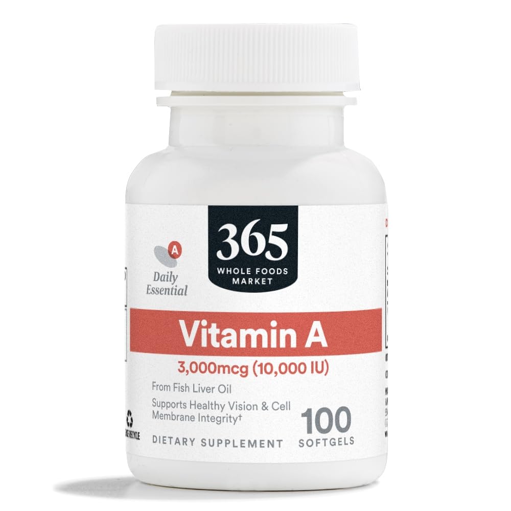 365 podle Whole Foods Market, Vitamin A 10,000 IU, 100 CT