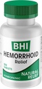 BHI Natural Hemoroid Relief Soothes Hoření, Otok, Svědění, Rectal Pain & Discomform 8 Maximální síla Homeopatické aktivní ingredience Ease from The Inside for Women & Men - 100 Tablet