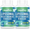 Lipozomální Nicotinamid Riboside Supplement 2000 mg s TMG a Pterostilbene pro maximální absorpci, Superior to NAD, Boosting NAD +, Cellular Energy, and Age Defense, 120 Softgels