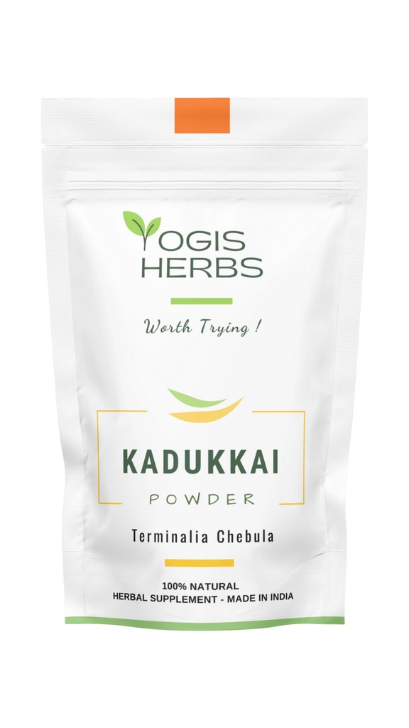YOGIS HERBS Kadukkai Powder (Terminalia Chebula / Haritaki) 1 Lb Fresh & Pure 1 libra (balení po 1)