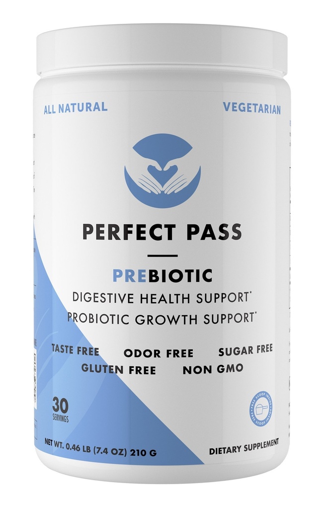 Perfect PASS Prebiotický PHGG Částečně hydrolyzovaný guar gum 210g prášek - 100% přírodní gluten zdarma non GMO - Certified Kosher Vegetarian Sugar Free