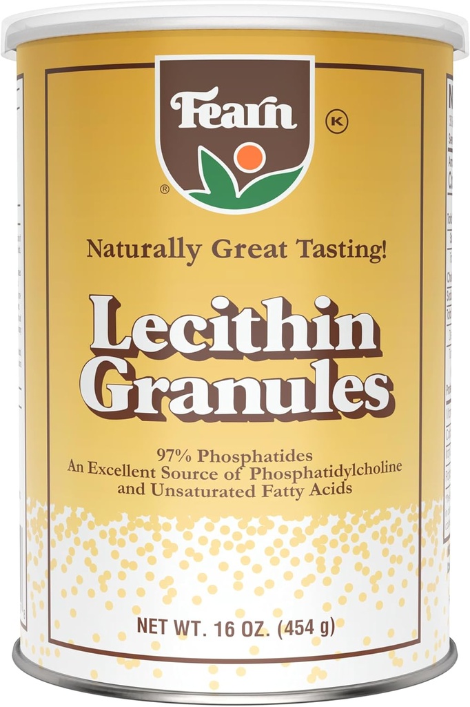 Krmit přírodní potraviny Soy Lecithin Granules - Emulgátor tuku s esenciální výživou pro zdraví, Zlepšit texturu koláče, Chleba & DIY Gummies, 16 Oz