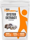 BulkSupplements.com Oyster Extract Powder - Zinek dodatek, z celého Oyster Shells - Gluten Free, 500mg na servírování, 500g (1,1 lbs) (balení po 1)