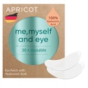 APRICOT Oční náplasti s kyselinou hyaluronovou (balení po 1) I Anti- Aging Eye Pads "Me, Myself and Eye" I Redukuje oční vrásky I Reuse oční náplasti I silikonové podložky proti vráskám jsem udělal v Německu