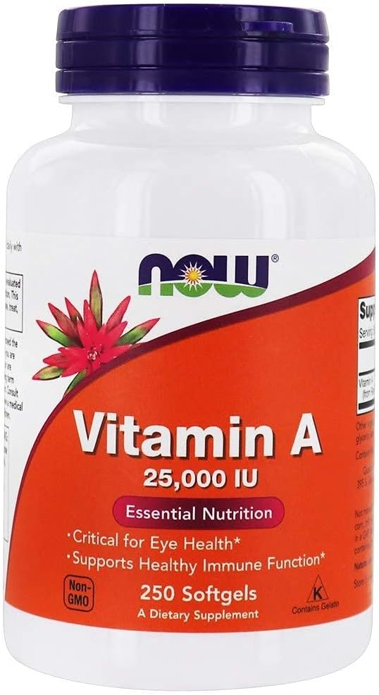 Nyní Potraviny A 25000 IU 250 - Softgel