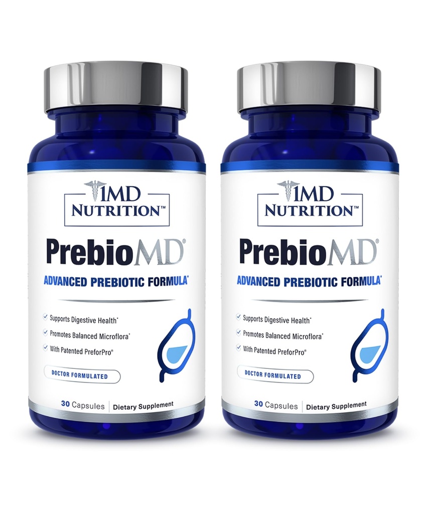 1MD Nutrition PreBioMD - Prebiotický s PreforPro colum124; Podpora zdravé výživy a prospěšné bakterie