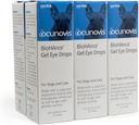 Sentrx - Ocunovis Gel Eye Drops pro psy a kočky se suchými očima, Hydratační Cat a pes Oční Drops s Hyaluronic Acid, Non- Blurring a Non- Strhující umělé slzy, 5 ml, 6 Pack