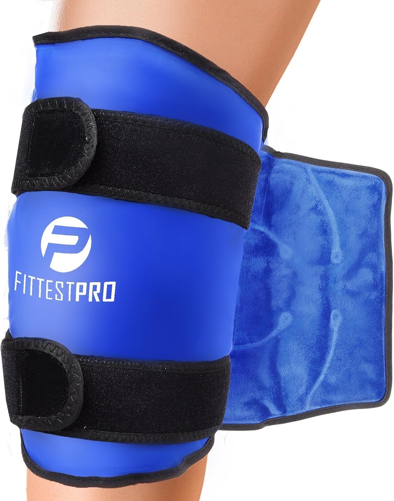 Nejlepší Pro Knee Ice Pack Wrap for Pain Relief, Reuse Hot and Cold Therapy Wrap for Owelling, Recovery, and Therapy for Artritis, Meniscus Tear and ACL
