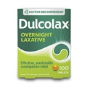 Dulcolax Stimulant Laxative Tablety, Předvídatelné a efektivní Zácpa Relief, Relieves Napětí & Bloating, Bisacodylum 5 mg, 100 Počet