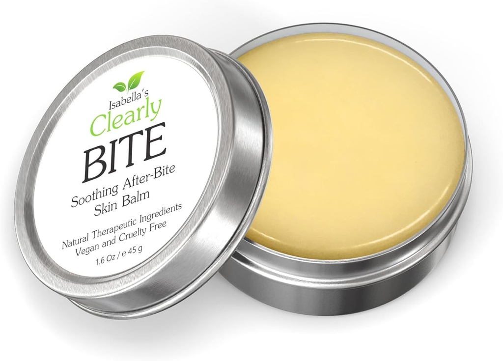 Isabella je zjevně BITE mýdlo po kousnutí Anti Itch Balm 124; Rychlá úleva od hmyzu Bites Ibration 124; Přírodní mast s Aloe Vera, Peppermint, Calendula Itra124; Vegan, Cruelty Free, Made in USA