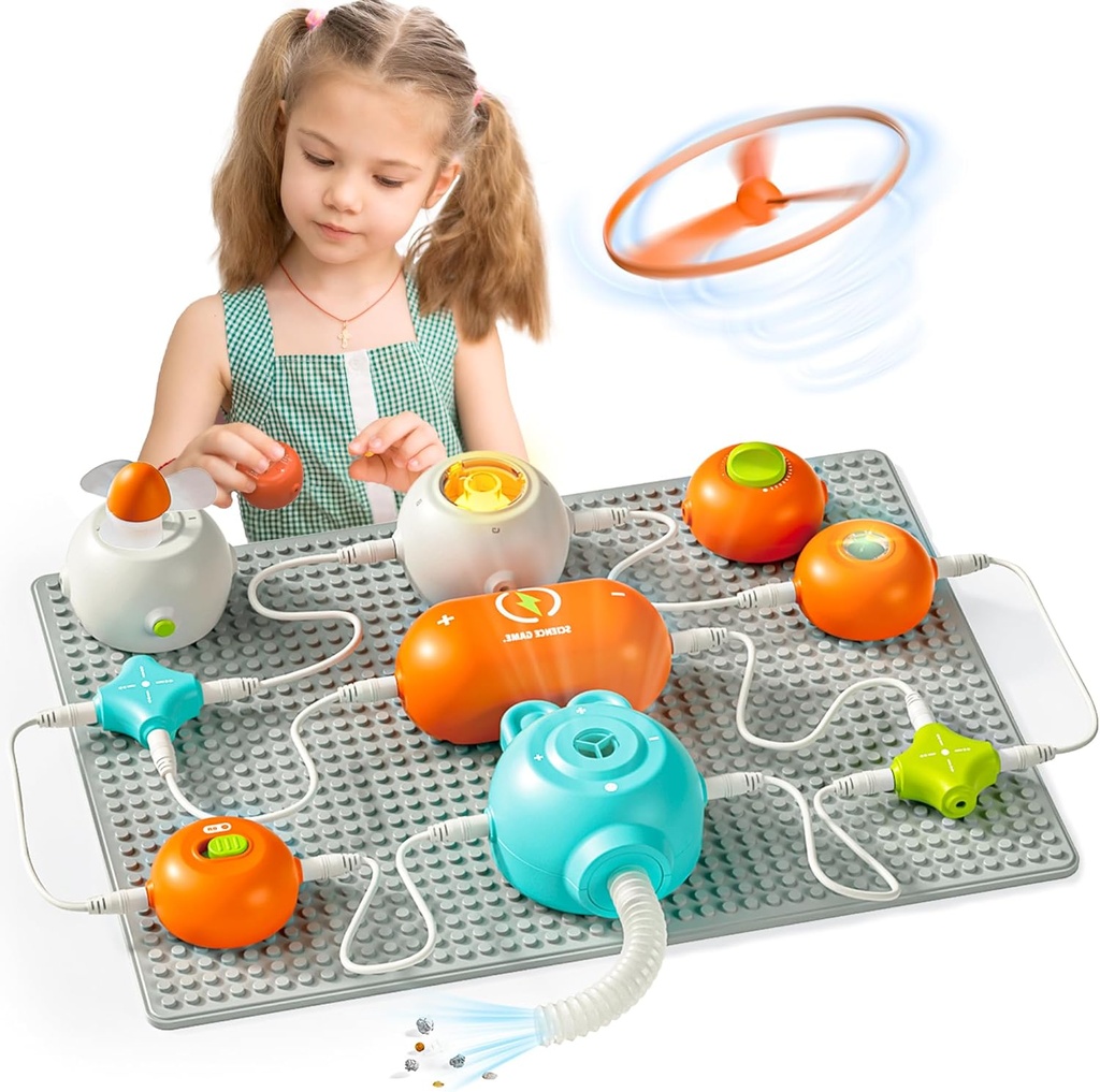 Science kits for Kids - STEM kits for Kids, Electronics Exploration Kit, 140 + Projects, 10 + Circuit Parts, STEM Vzdělávací hračky dárky pro Kid Boys Girls Ages 3 4 5 6 7 8 9 10 11 12