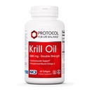 PROTOKOL PRO LIFE BALANCE Krill Oil 1,000mg - Extra Strength Krill Oil Supplement - DHA & EPA - s Astaxanthin - Support Heart, Brain, Joints - Non- GMO & Halal - 60 Softgels