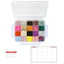 20 Kompartment Large Pill Pouzdro s vzduchotěsnou pečetí - Silikonový plynový vodotěsný Med Box s mapou léků (20 Compartment, 1 Pack)