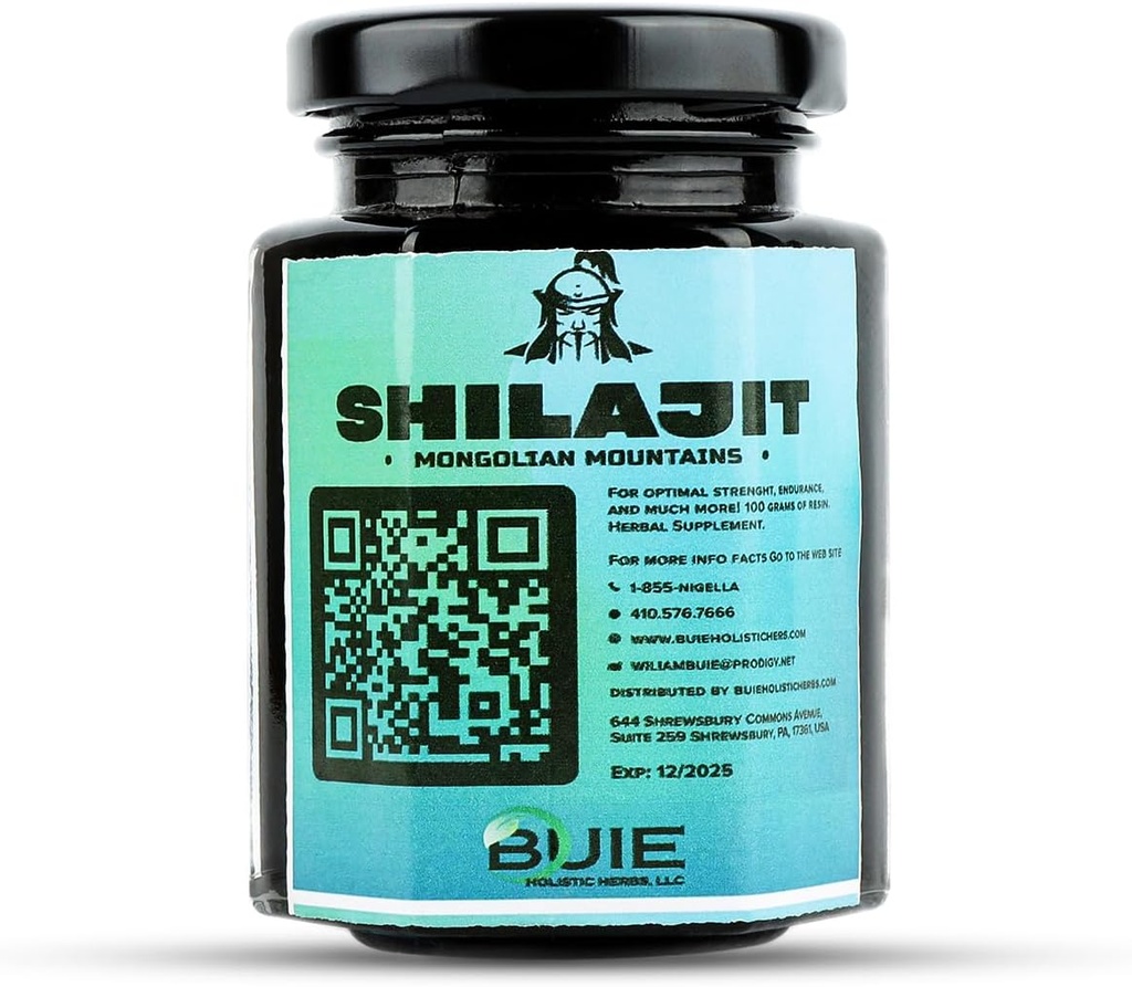 Autentické mongolské Shilajit 124; z Altai hory 124; Čisté Šilajit Resin 124; Přírodní zdroj Fulvic Humic Blend 124; Ayurvedic Rasayana Omlazení Bylinný dodatek 124; 100 GMS (3.5 Fl oz)