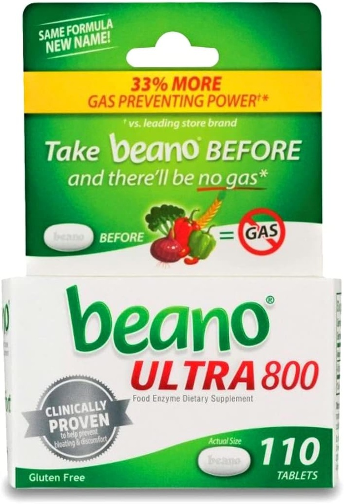 Beano174; Food Enzyme Dietní dodatek Tablety - 110ct
