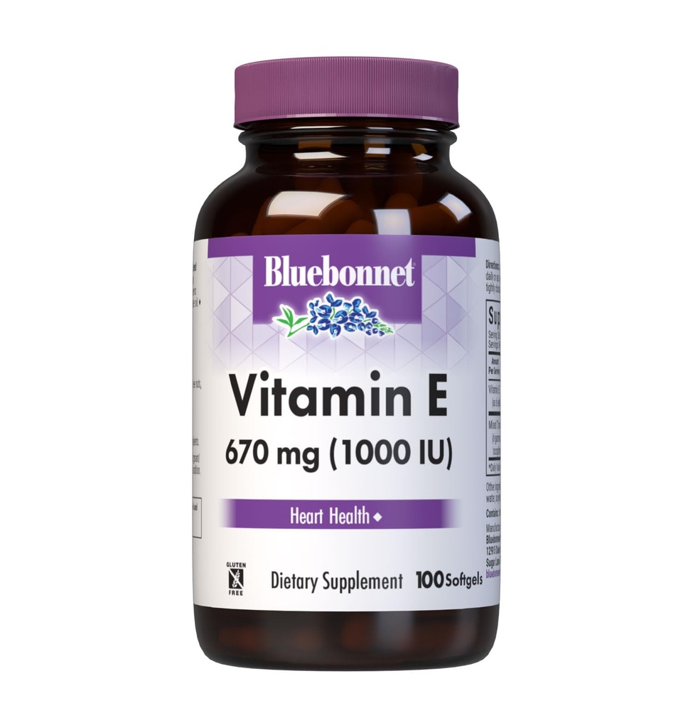 BlueBonnet Vitamin E 1000 IU Smíšené ponožky, 100 Počet