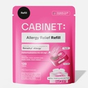 Kabinet: Difenhydramin 25mg Allerics Relief Antihistaminium Tablets for Alergies, Hay Fever, and Runny Nose, 120 Tablets (Refill Pouch)