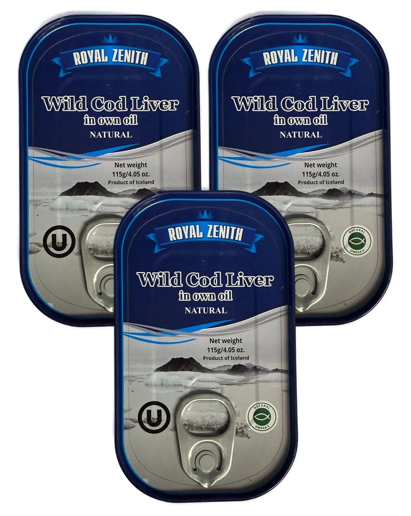Royal Zenith Island Wild Cod Equity 4.05oz / 115g Balení po 3 ks