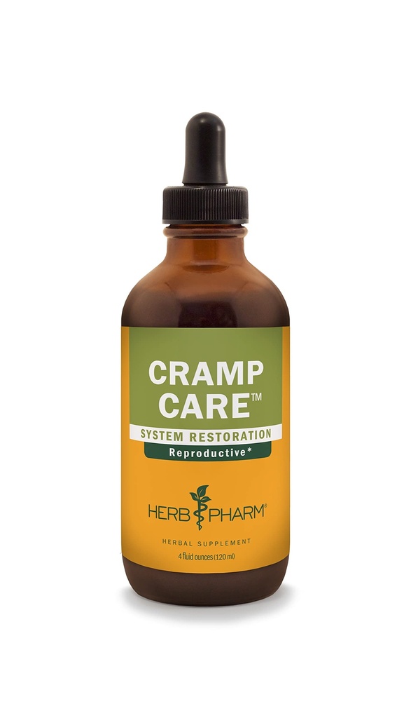 Herb Pharm Cramp Care Liquid Herbal Extract Kapky na podporu zdravé menstruační cyklus, 4 Oz