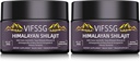 700 Mg Shilajit dodatek, přírodní organické Shilajit Resin dodatek, Shilajit Himalayan Organic, zlatý stupeň příroda Shilajit se 4 in-1 komplex pro podporu energie, 60 gramů, 2Pack