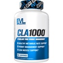 Konjugované linolové kyseliny CLA pilulky - CLA 1000mg dietní pilulky na podporu hubnutí tuk pálení Svalová a rychlejší metabolismus - Stimulant- Free CLA 1000mg Safflower na bázi tukové podpory pilulky - 180
