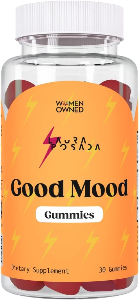 Laura Posada Mood Support Gummies Saffron dodatek 30 Počet 100% Přírodní 124; Ne Hormony nebo chemikálie 124; Krutost zdarma 124; Ženy vlastněné společnosti 124; Gluten zdarma 124; Made in USA