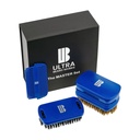 Magnetizovaný vysoce-koncový kartáč "Master" Set. "ULTIMATE BRUSH" je sada 3-in-1 kartáče. Zahrnuje: zrcadlo, úložný prostor, dva hřebeny a dva kartáče. Odnímatelné kusy tvoří vlastní jednotku.