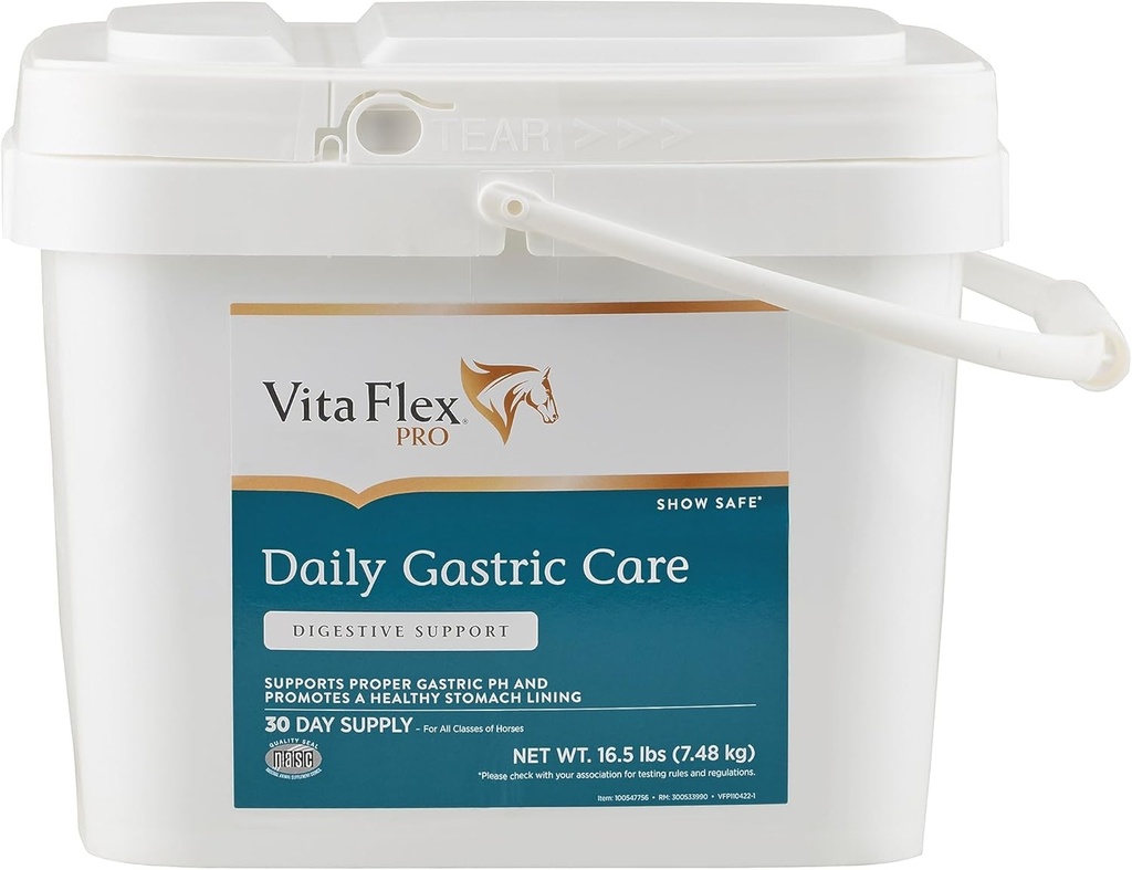 Vita Flex Pro Daily Gastric Care, Show Safe *, Alfalfa- Based pelety, 30denní dodávka