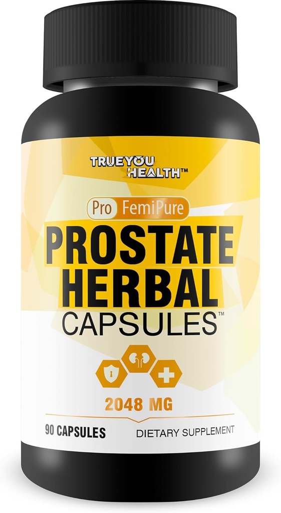 Pro Femipure Prostate Bylinné Kapsle - Náš nejlepší doplněk podpory Prostate pro zdraví mužů - Dodatek pro zdraví Prostate - Naše nejlepší doplňky Prostate pro muže - Podpora Prostate