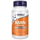 Nyní Potraviny Doplňky, SAMe (S- Adenosyl- L- Methionin) 200 mg, Podpora nervového systému *, 60 Veg Kapsle