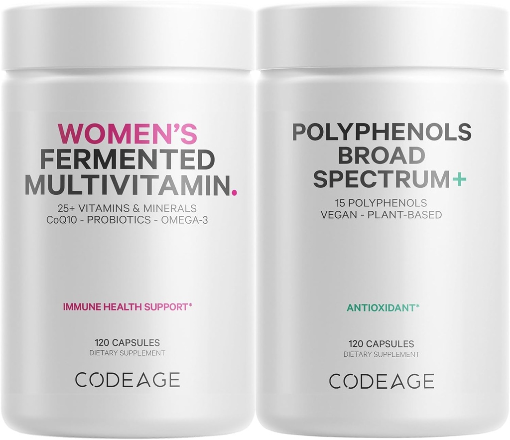 Imunitní podpora codeage Multivitamin pro ženy + Antioxidanty Bundle