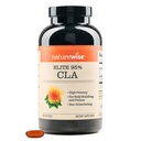 NatureWise CLA 1300 - 95% aktivní konjugovaná kyselina linolová pro ženy a muže, nestimulující, podporuje váhové a Fitness cíle - non-GMO, gluten zdarma - 180 Softgels [2-Month Supply]