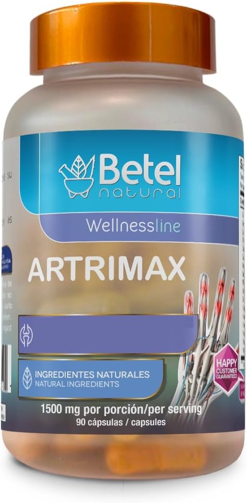 Betel Natural Artrimax Premium Arnica, Curcuma, Glucosamine pro zdravé klouby - 90 Kapsle