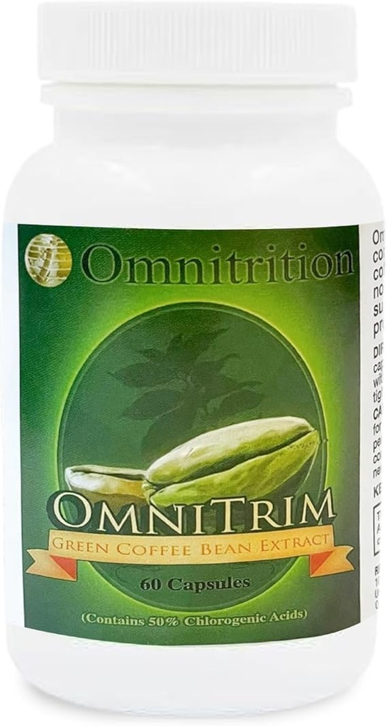 Omnitrition Green Coffee Bean Extract CLAS124; 60 Kapsle