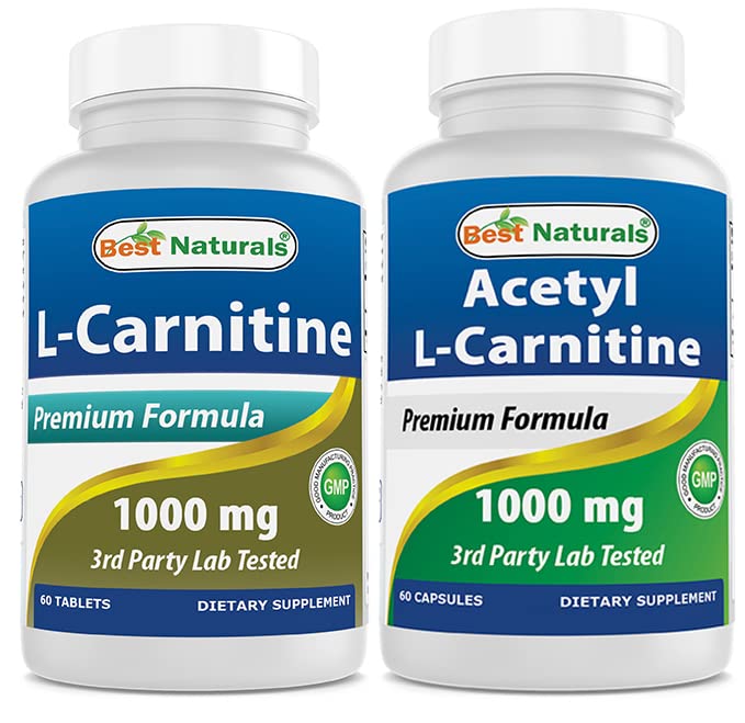 Nejlepší Naturals L- Carnitin 1000mg & Acetyl L- Carnitin 1000mg