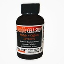 Tart Cherry Punch - 4 Pack - Protein + Kofein - Dvojitá buněčná injekce - BCAA s kofeinem, Nootropics, Cacao, Moss moře, ženšen, syrovátka - Wake- Up a Focus