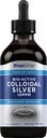 Piping Rock Koloidní stříbrné kapalné kapky 124; 10 ppm current 124; 4 oz current 124; Bio Active Premium Class 124; Nano Silver Technology Current 124; Non- GMO, gluten zdarma