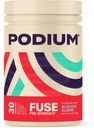 Nutriční pódium, Fuse Pre Workout Powder, Blue Razz Slushie, 30 Servings, Beta Alanin a kofein pro energii, gluten Free, Soy Free, Dairy Free