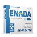 ENADA 10X NADH dodatek s rychle působící Formule pro aktivní životní styl 124; Přírodní energie Booster Great pro Jet Lag, Atletic Performance & Studium 124; Zlepšuje Stamina a duševní jasnost 124; 30 Lozenge
