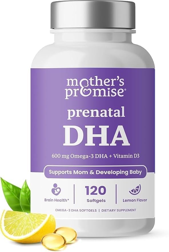 Prenatální DHA pro ženy 600mg + 400 IU vitaminu D3 Př