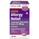 HealthCareAIsle Alergics Relief - Fexofenadine Hydrochloride Tablety USP, 180 mg - 180 Tablety - Alergie Medikace, Non- Drowsy 24- Hour Relief